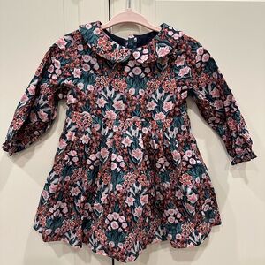 NWT Jacadi baby girl dress- liberty fabric
